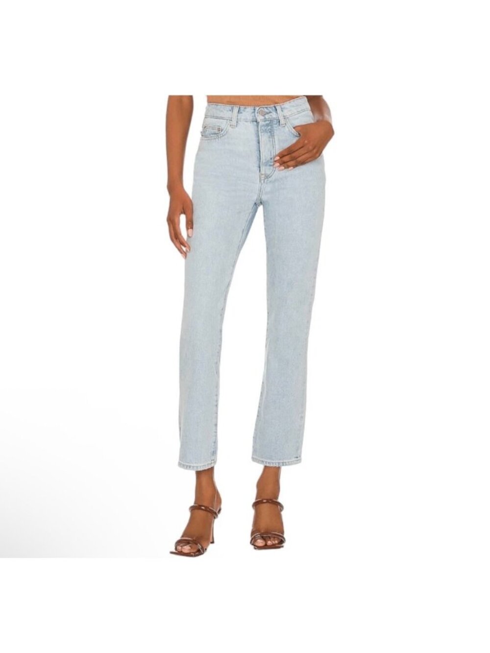 Lovers And Friends Reece High Rise Slim Straight Jeans Size 30